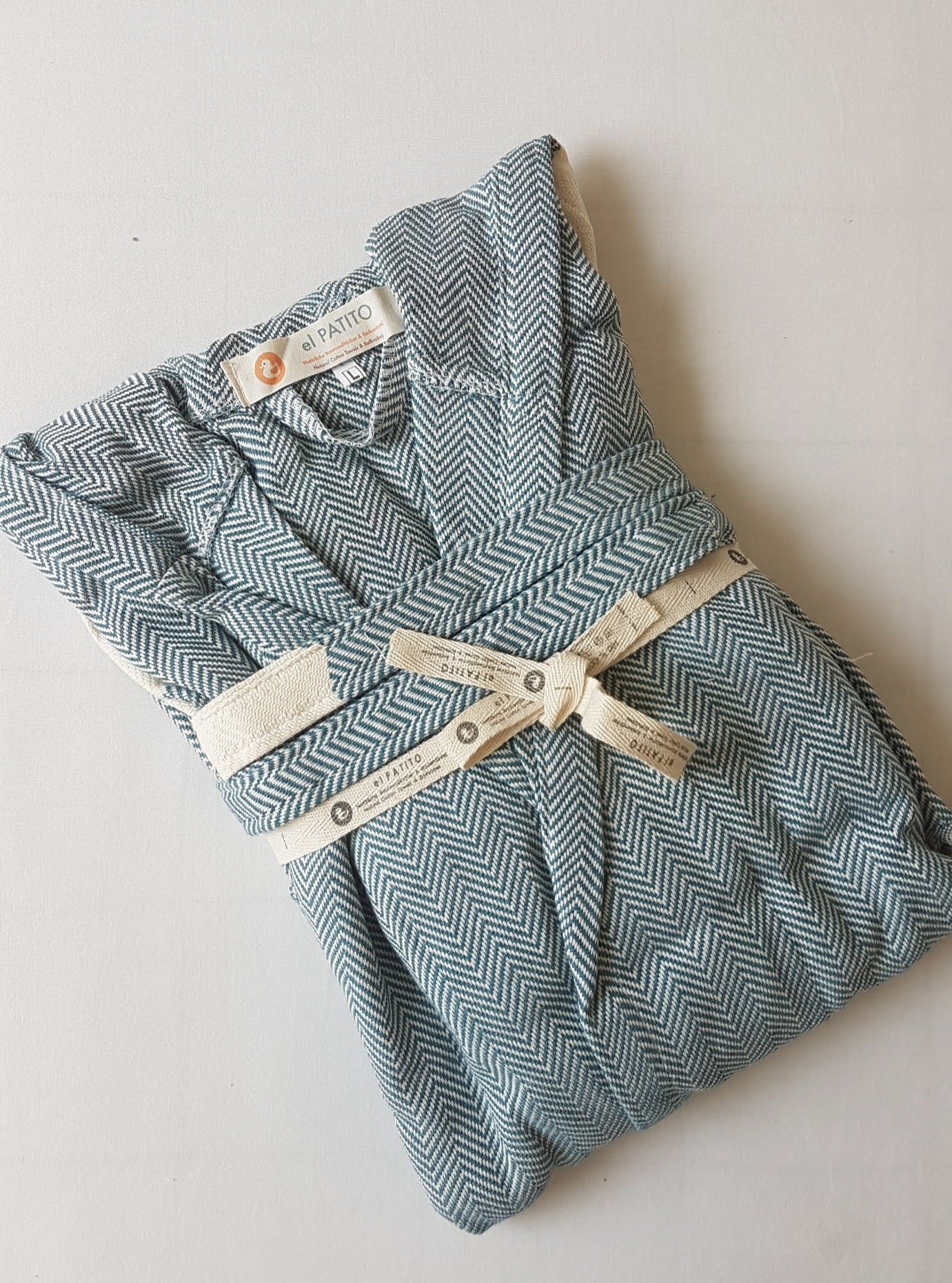 Couple Bathrobe Set - Chevron