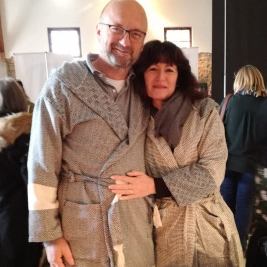 Couple Bathrobe Set - Nordic Series