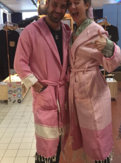 Couple Bathrobe Set - Contemporary Series